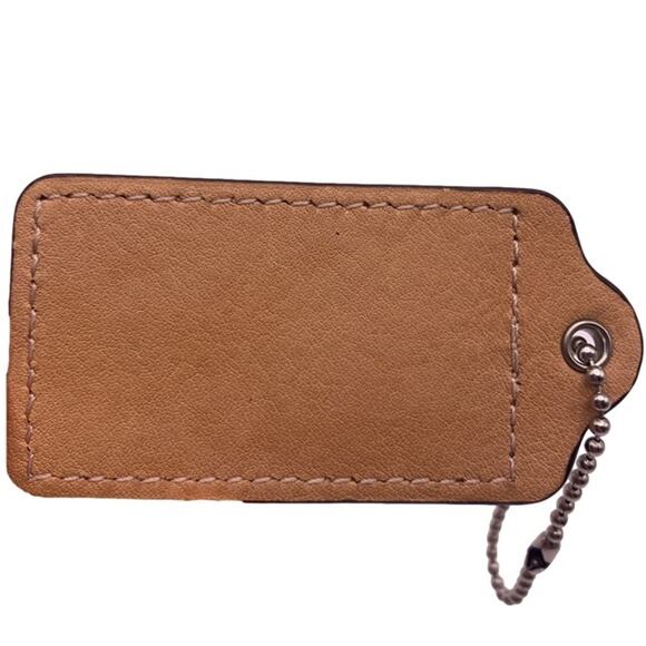 2.5" COACH Fob Bag Charm Hang tag Hangtag - Picture 2 of 2